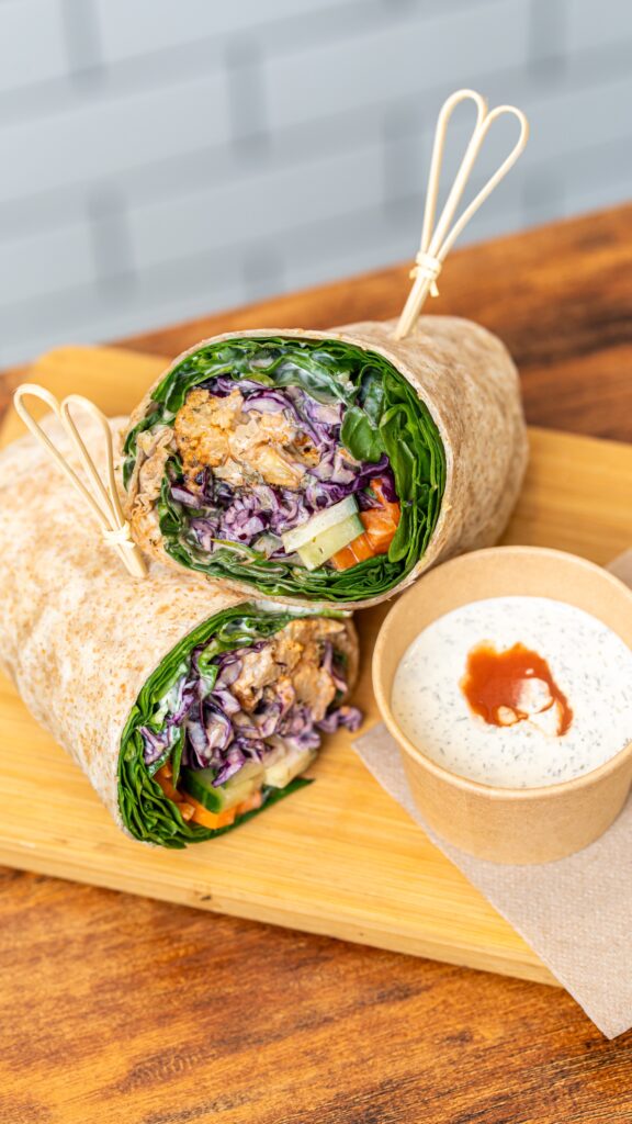 Buffalo Cauliflower Wrap
