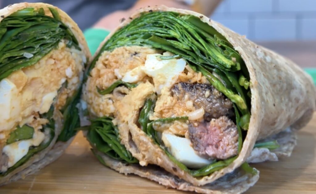 Steak and Egg Wrap