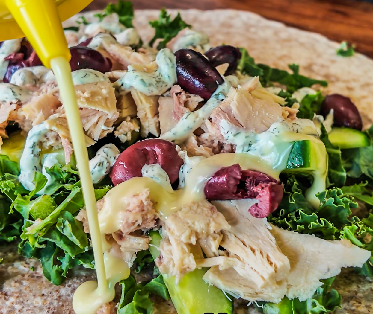 Pole and Line Tuna Wrap