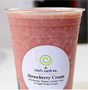 strawberries & coconut